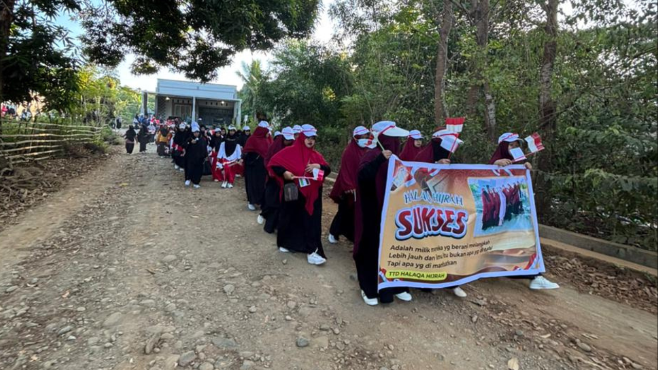 jalan-sehat-muslimah-dpc-wi-kabaena-barat-bombana-6